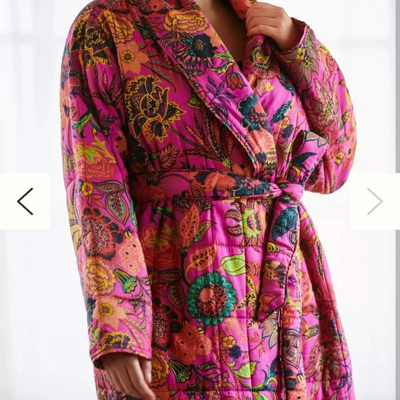 Floral Pink Robe